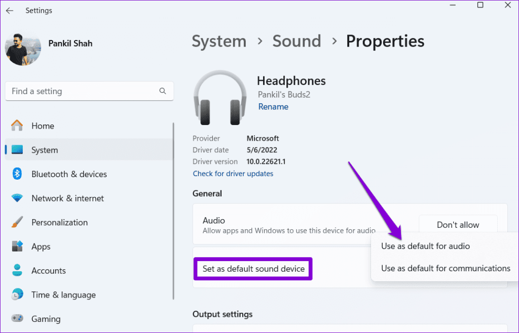 Les 7 principaux correctifs pour le périphérique audio par défaut ne cessent de changer sous Windows