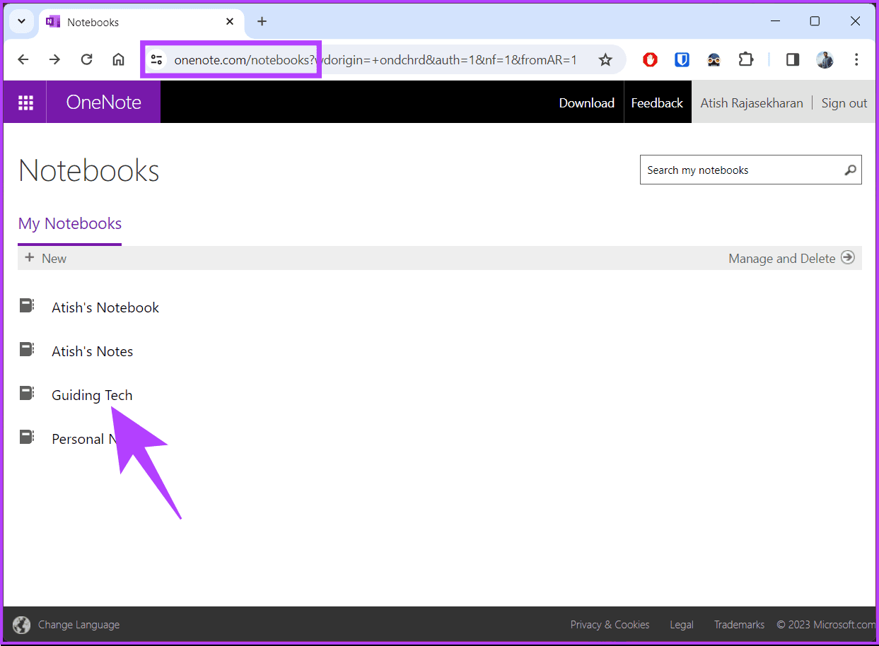 วิธีแชร์สมุดบันทึก OneNote บนเดสก์ท็อปและอุปกรณ์เคลื่อนที่