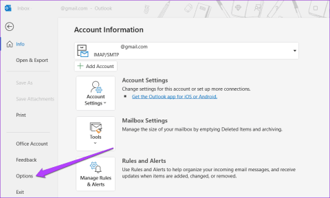 5 soluciones para no poder abrir archivos adjuntos en Microsoft Outlook en Windows