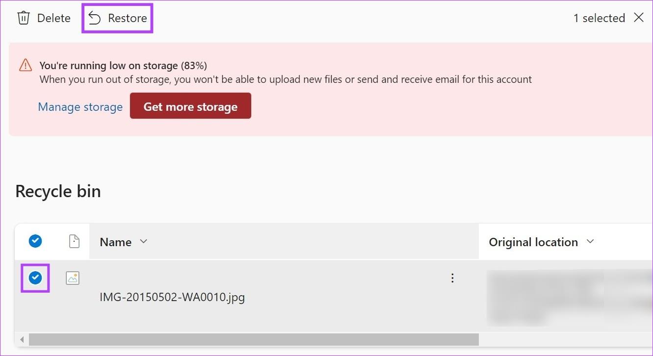 Windows 11에서 OneDrive의 파일 자동 삭제를 중지하는 방법