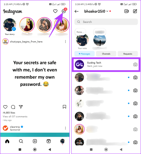 Come modificare i messaggi su Instagram