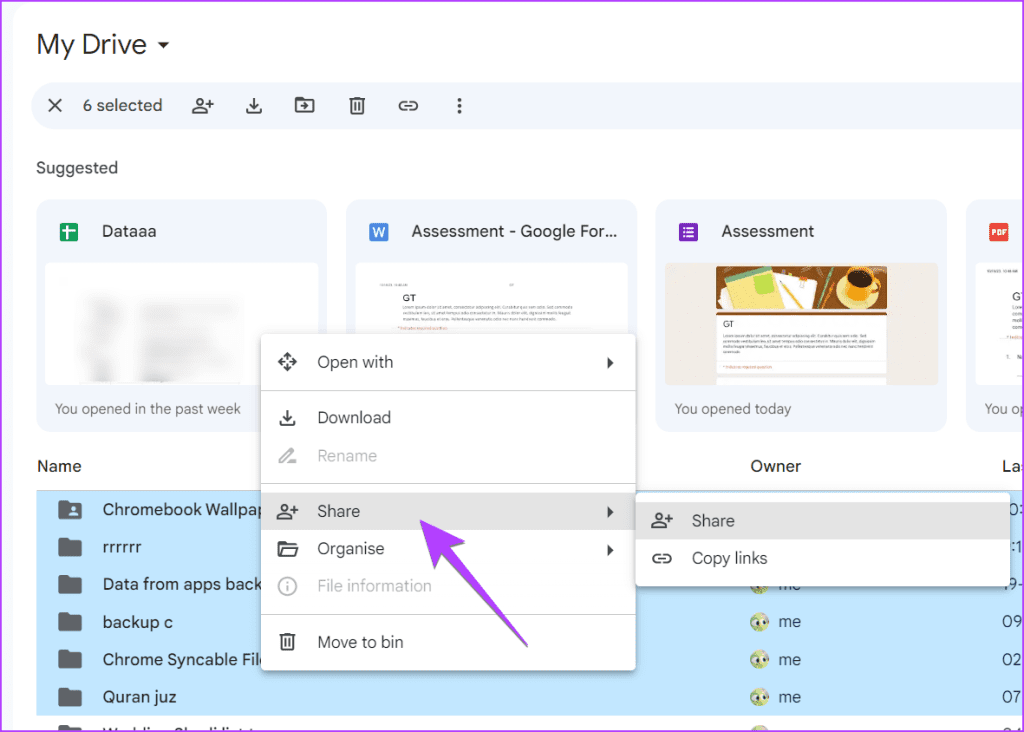 4 formas de compartir archivos y carpetas desde Google Drive