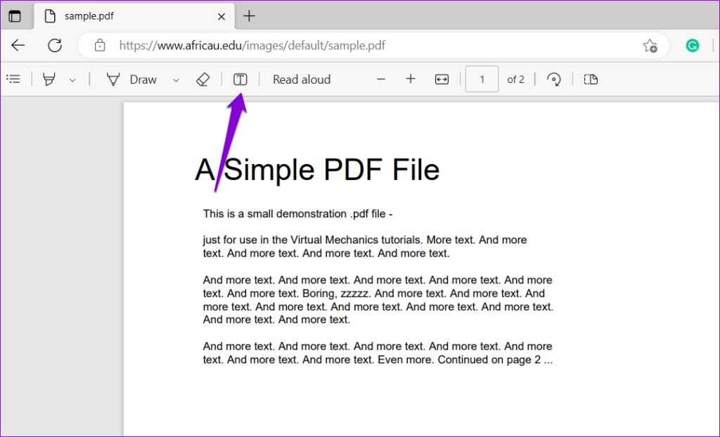 Microsoft Edge の組み込み PDF エディターを使用して PDF を編集する方法