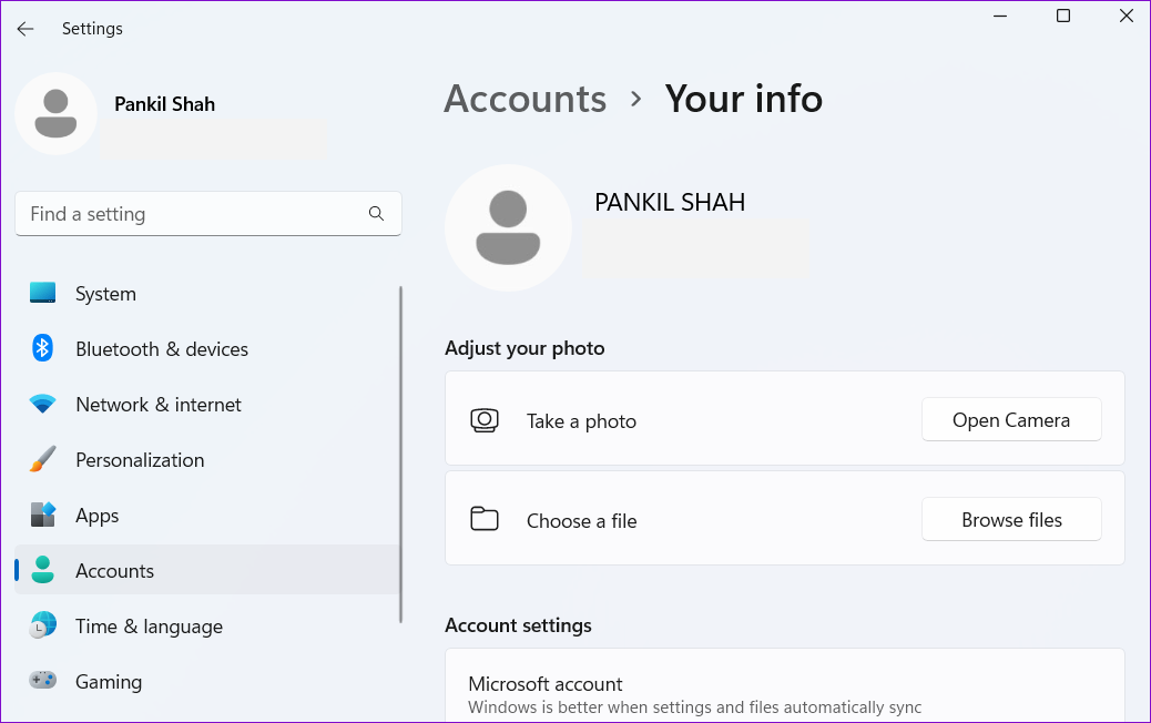 Come modificare o rimuovere l'immagine dell'account utente in Windows 11