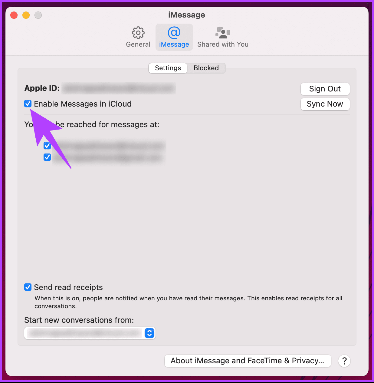 Mac または iPhone で iMessage をオフにする方法