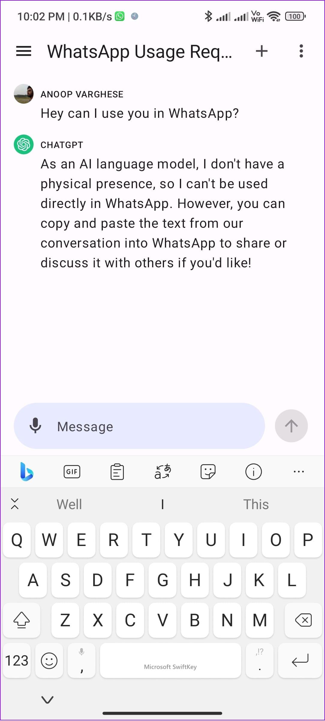 WhatsApp에서 ChatGPT를 사용하는 2가지 쉬운 방법