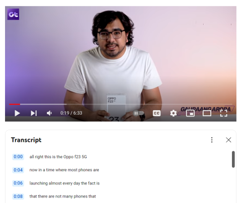 Comment obtenir la transcription des vidéos YouTube