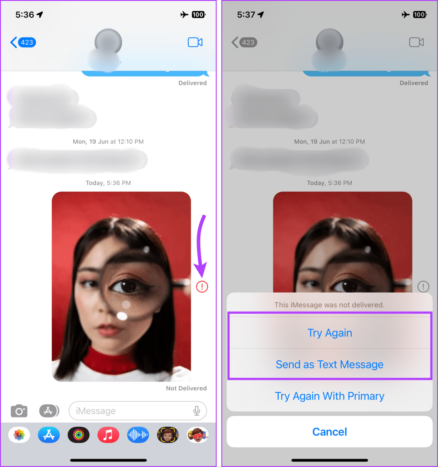 9 façons de supprimer le point d'exclamation dans l'application iPhone Messages