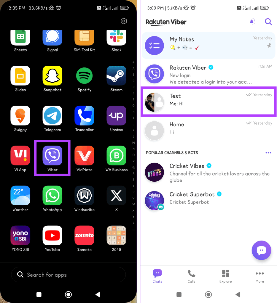 Comment supprimer des messages dans Viber