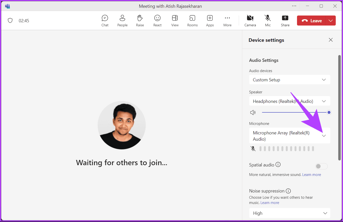 Come testare l'audio in Microsoft Teams