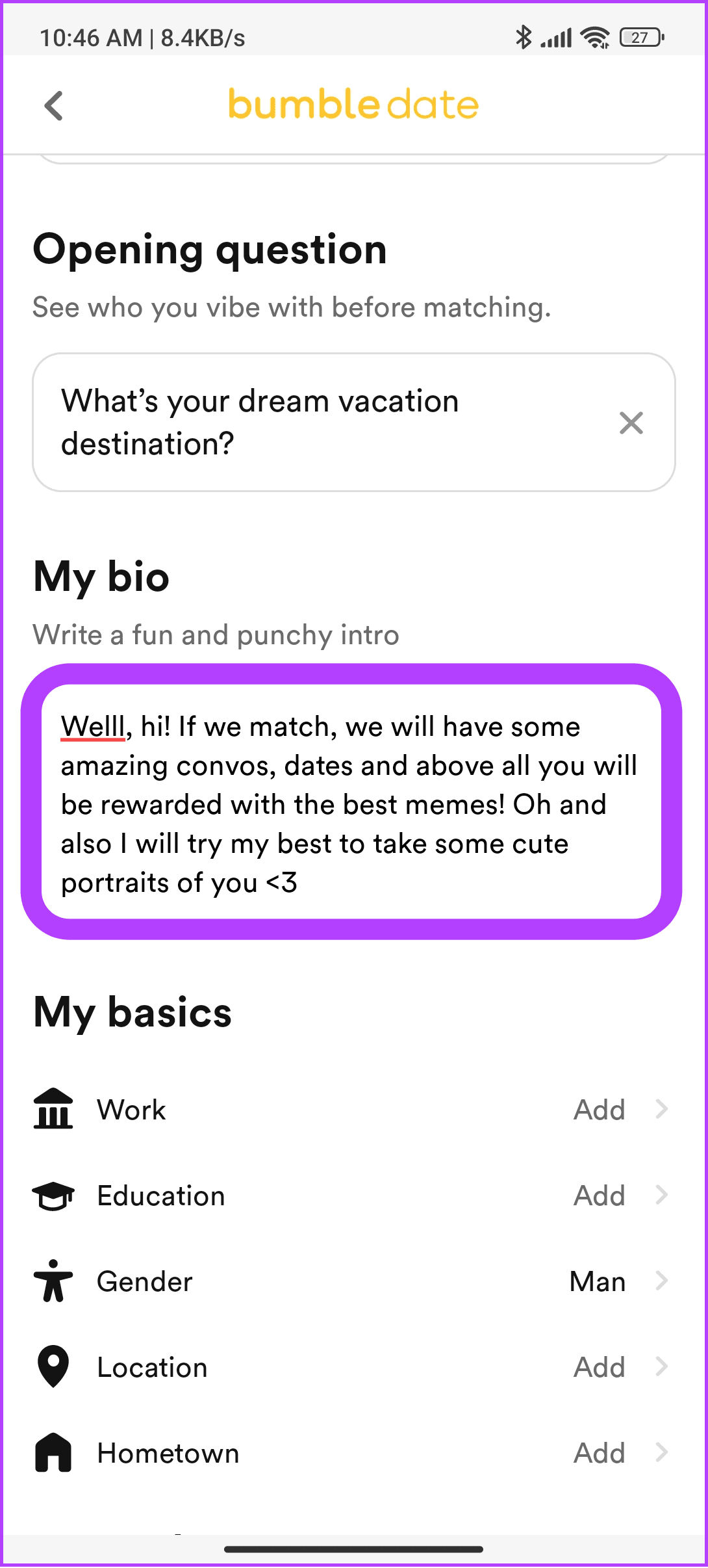 Como redefinir o Bumble: curtidas, deslizamentos e conta