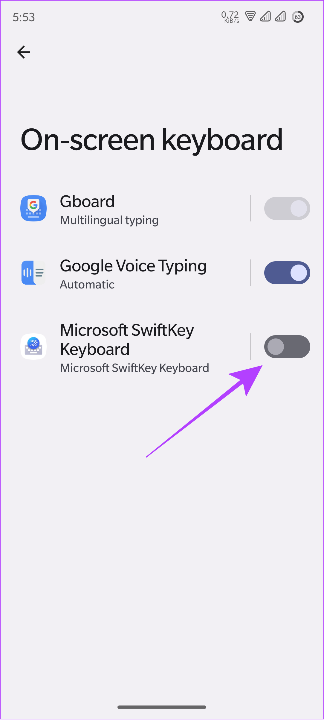4 formas de cambiar el teclado en Android