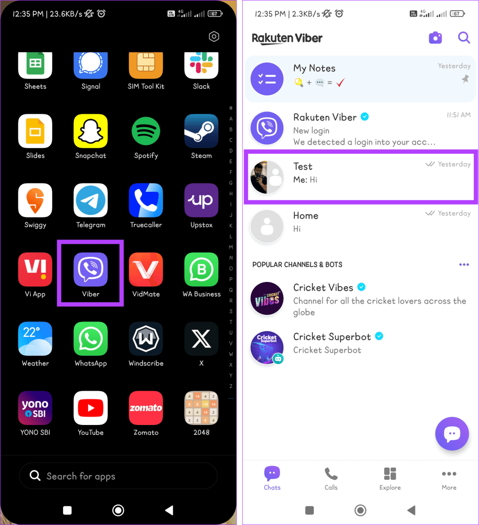 Comment supprimer des messages dans Viber