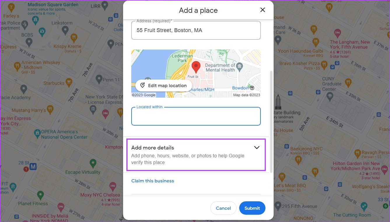 Hoe u een locatie of ontbrekend adres kunt toevoegen in Google Maps
