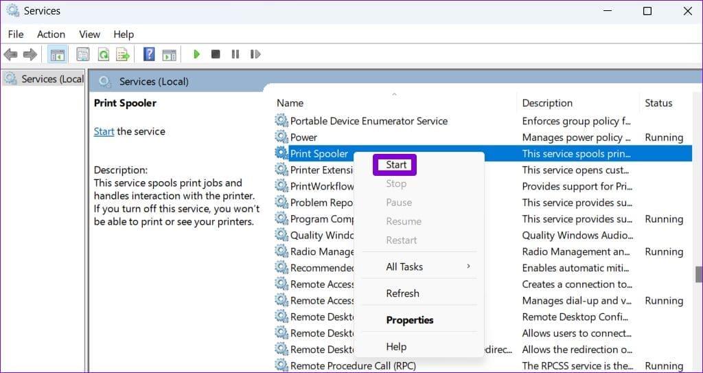 5 Möglichkeiten, einen hängengebliebenen Druckauftrag in Windows 11 zu entfernen