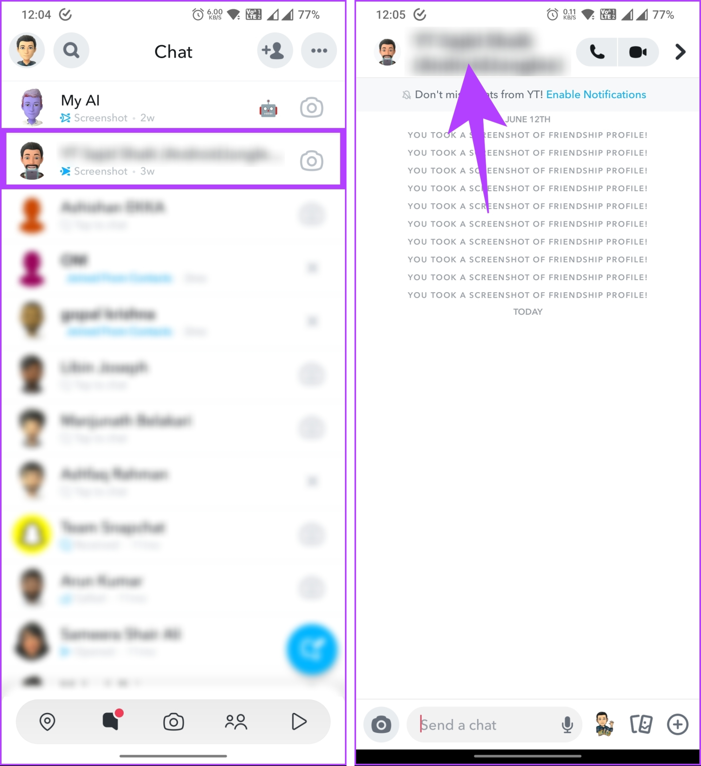 7 วิธีง่ายๆ ในการซ่อนการสนทนาบน Snapchat