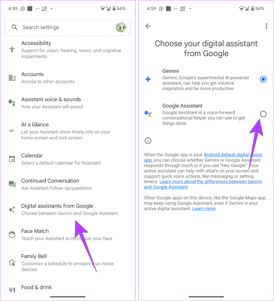 4 Möglichkeiten, von Gemini zurück zu Google Assistant zu wechseln