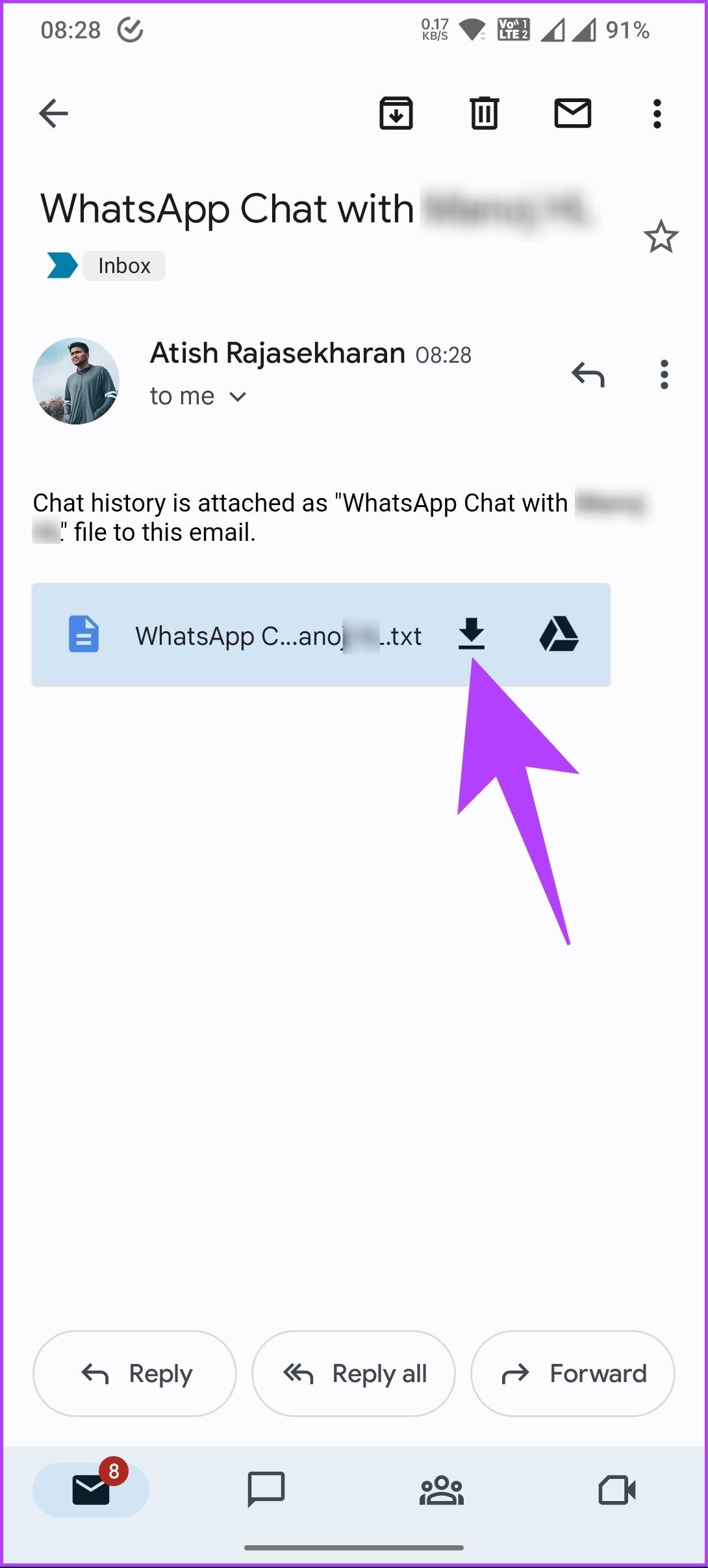 كيفية تصدير دردشة WhatsApp إلى PDF على Android أو iOS