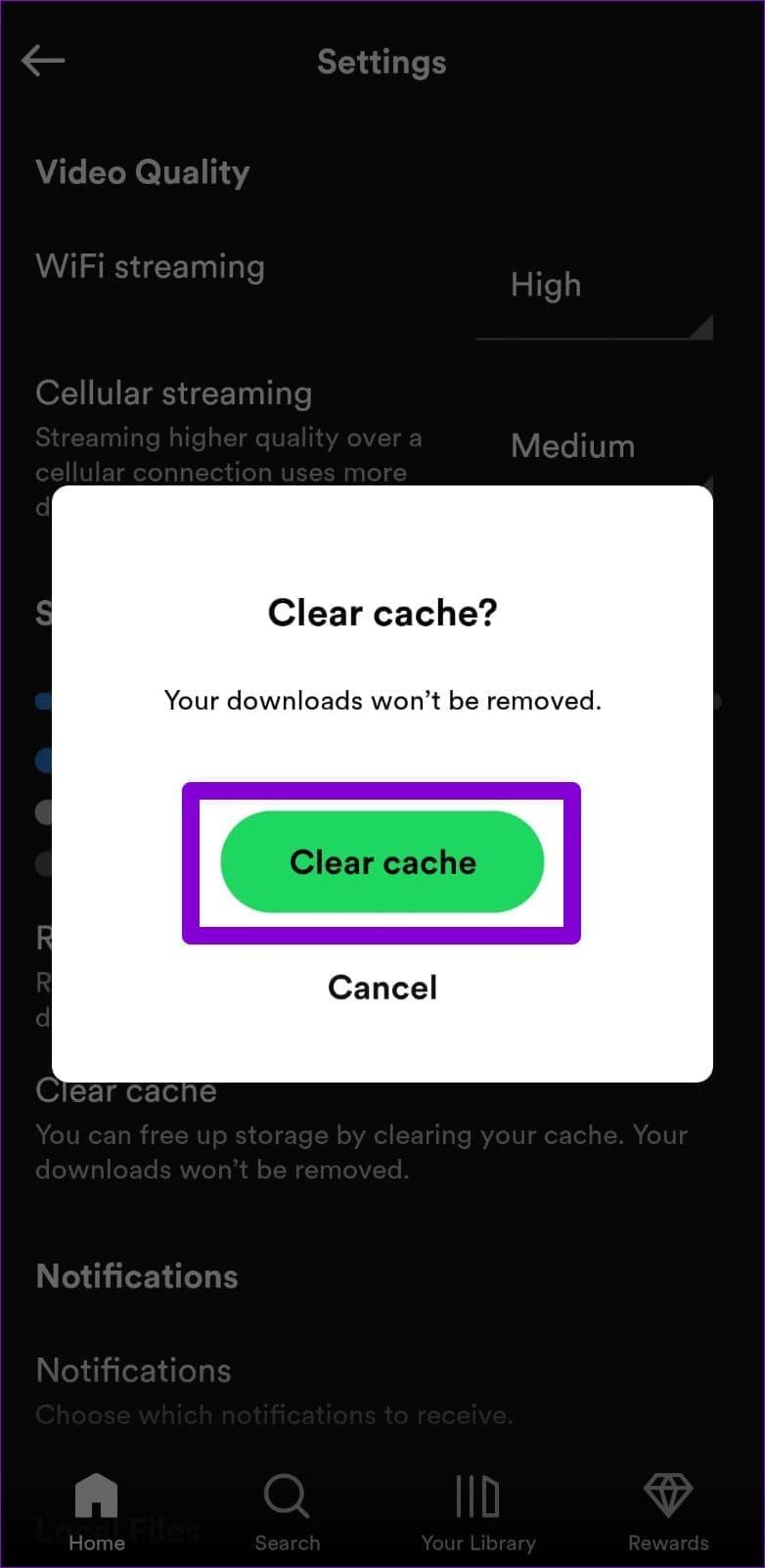 Las 6 mejores formas de solucionar el error de Spotify sin conexión a Internet disponible en Android