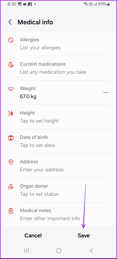 Comment ajouter et gérer des informations médicales sur les téléphones Samsung Galaxy