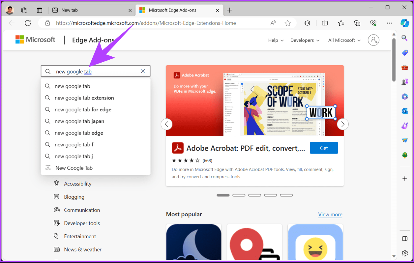 如何讓 Google 成為 Microsoft Edge 上的預設搜尋引擎