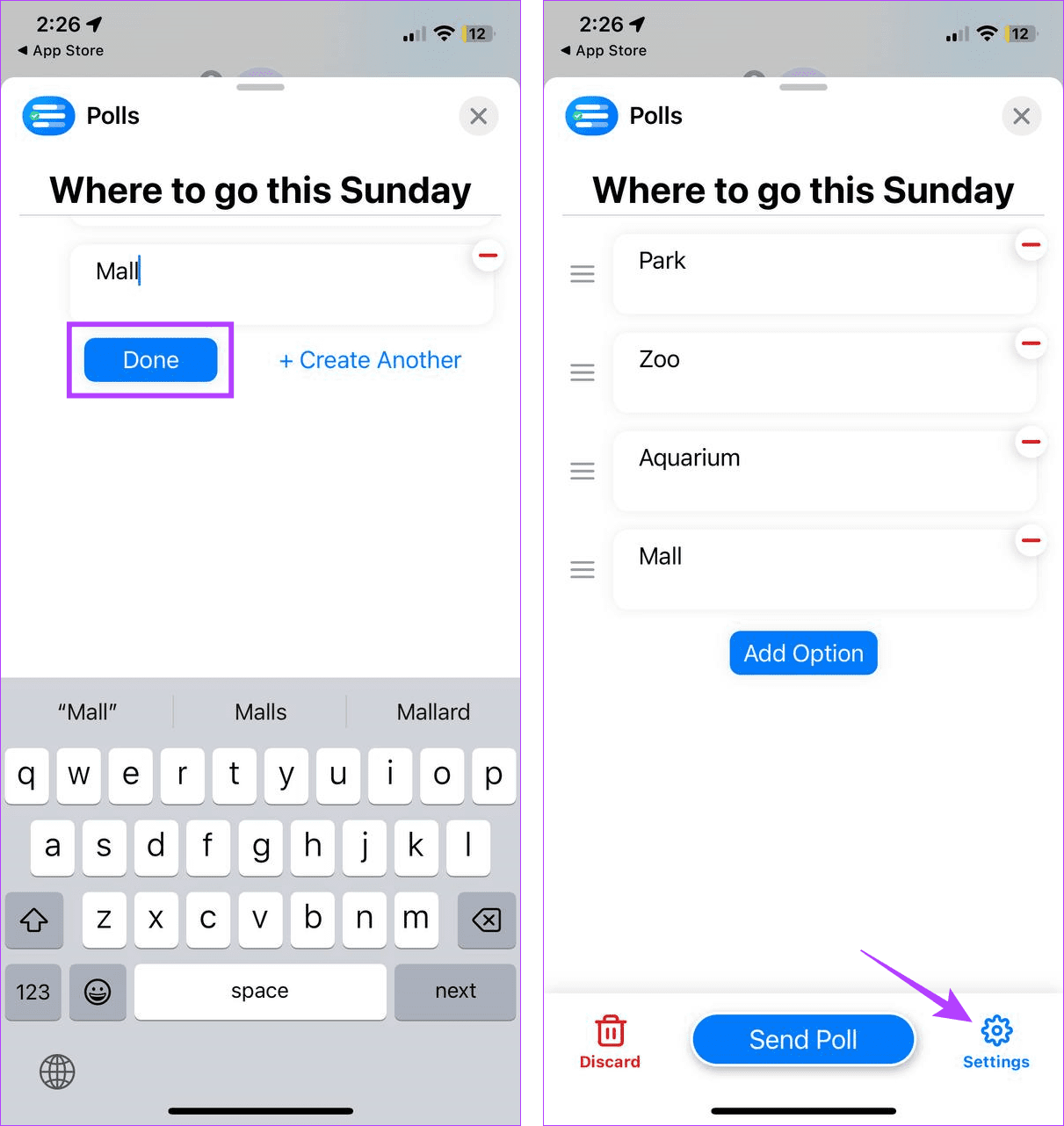 Hoe u een peiling maakt in iMessage op iPhone en iPad