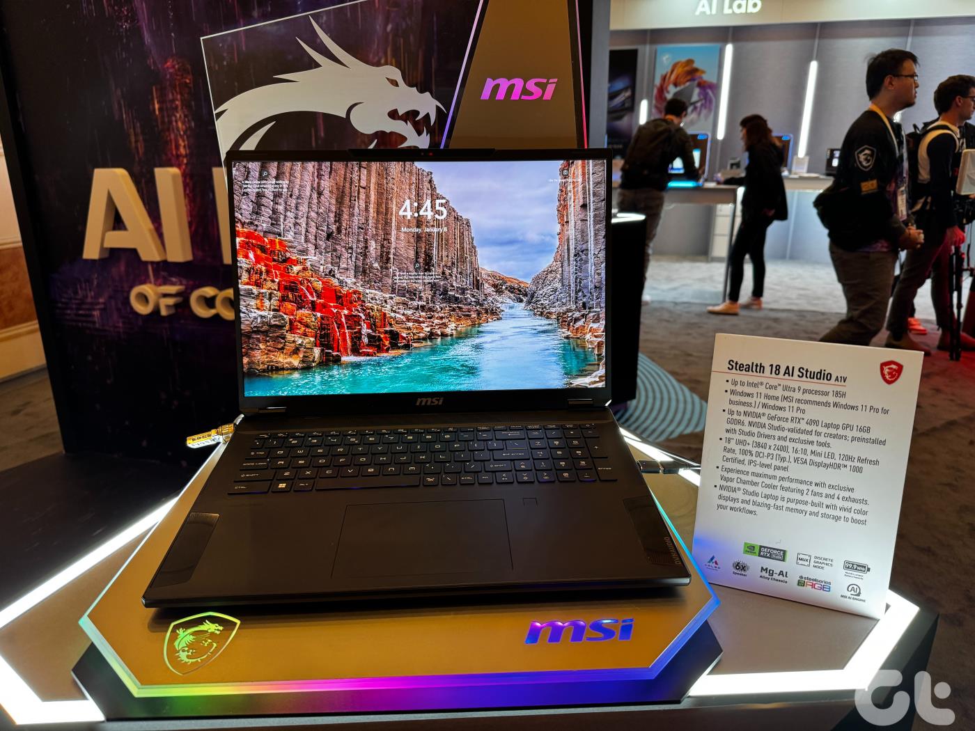 CES 2024: MSI stellt neue 18-Zoll-Laptops, KI-betriebene Notebooks mit Intel Core Ultra-Prozessoren und Claw Gaming Handheld vor