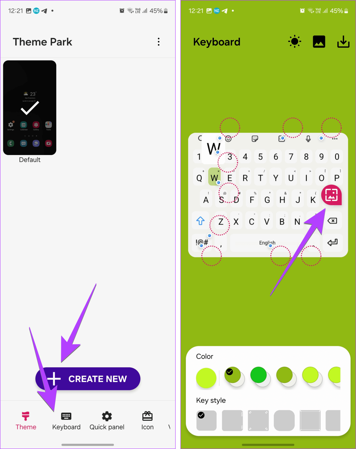 Hoe u een afbeelding op Android-toetsenborden kunt plaatsen, inclusief Samsung