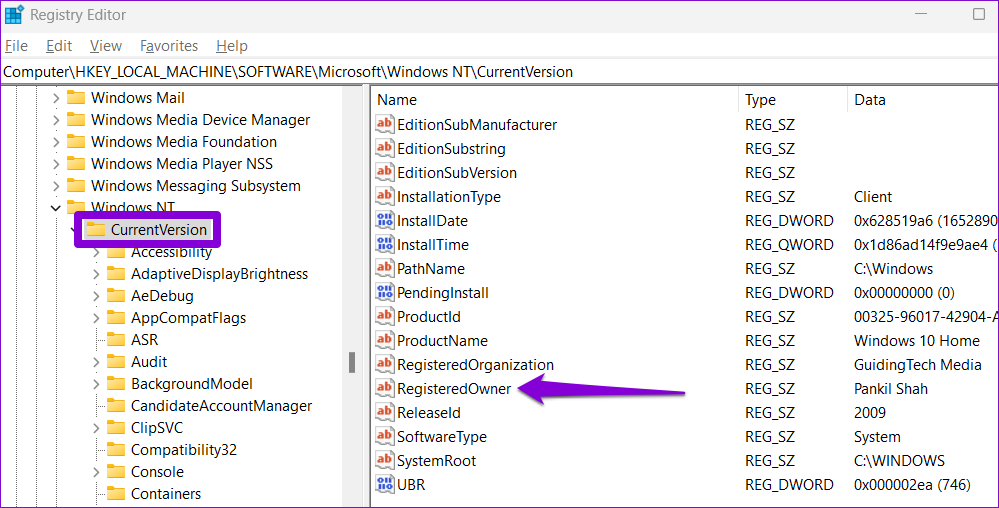 Come controllare o modificare i dettagli del proprietario in Windows 11