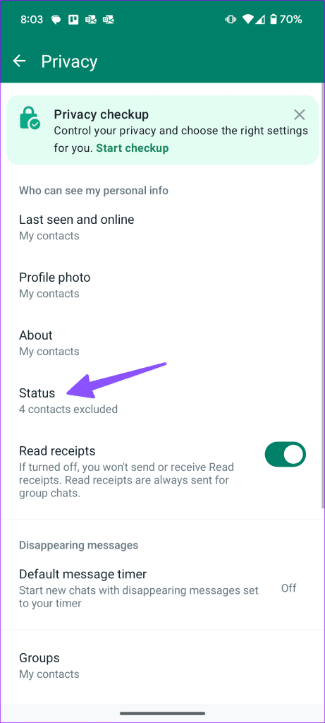 Como compartilhar automaticamente o status do WhatsApp como uma história do Facebook