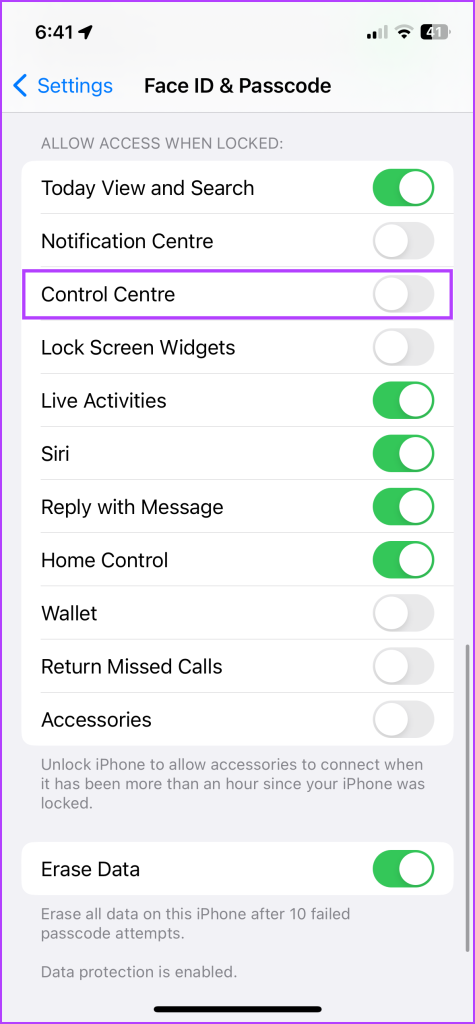 Cómo deshabilitar el Centro de control en la pantalla de bloqueo del iPhone y por qué