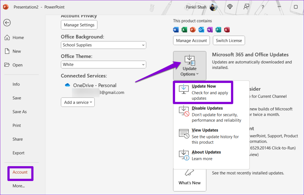 Sete maneiras principais de corrigir o Microsoft PowerPoint que não salva arquivos no Windows