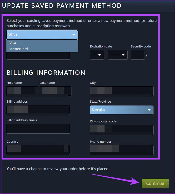 Steamで保留中の購入（トランザクション）エラーを修正する方法