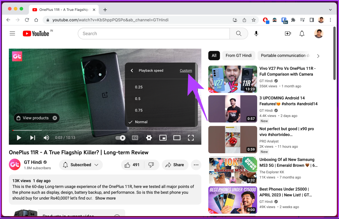 Hoe u de afspeelsnelheid van YouTube op desktop en mobiel kunt wijzigen