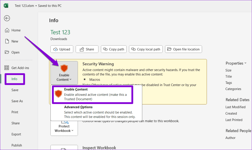 As 6 principais correções para a Microsoft bloquearam erros de macros no Excel para Windows