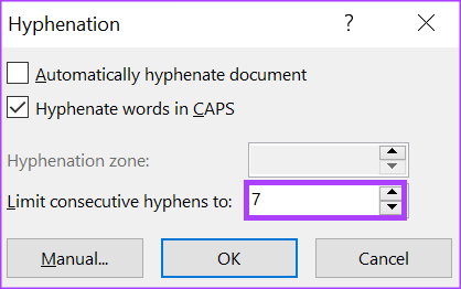 Cómo habilitar y deshabilitar la separación de palabras en Microsoft Word