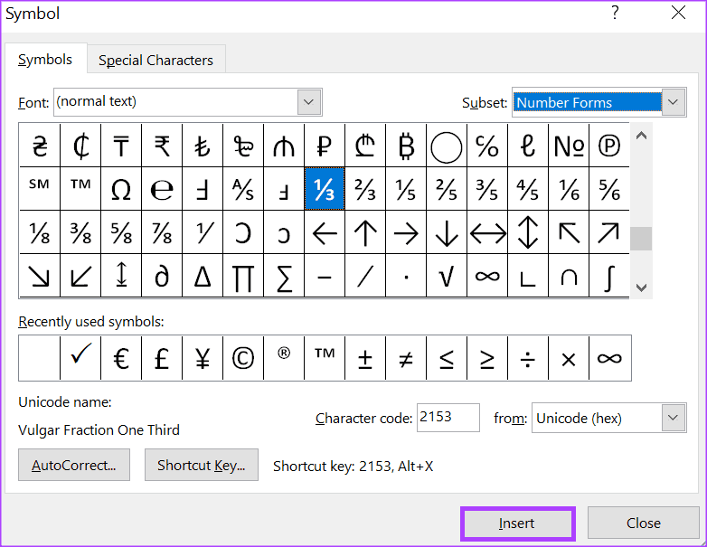 在 Microsoft Word 中建立分數的 4 種最佳方法