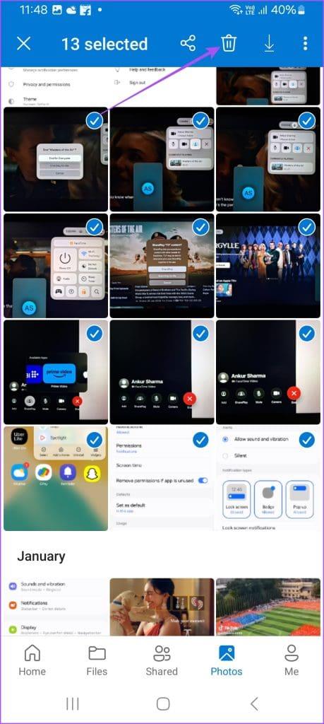 如何從 OneDrive 刪除照片