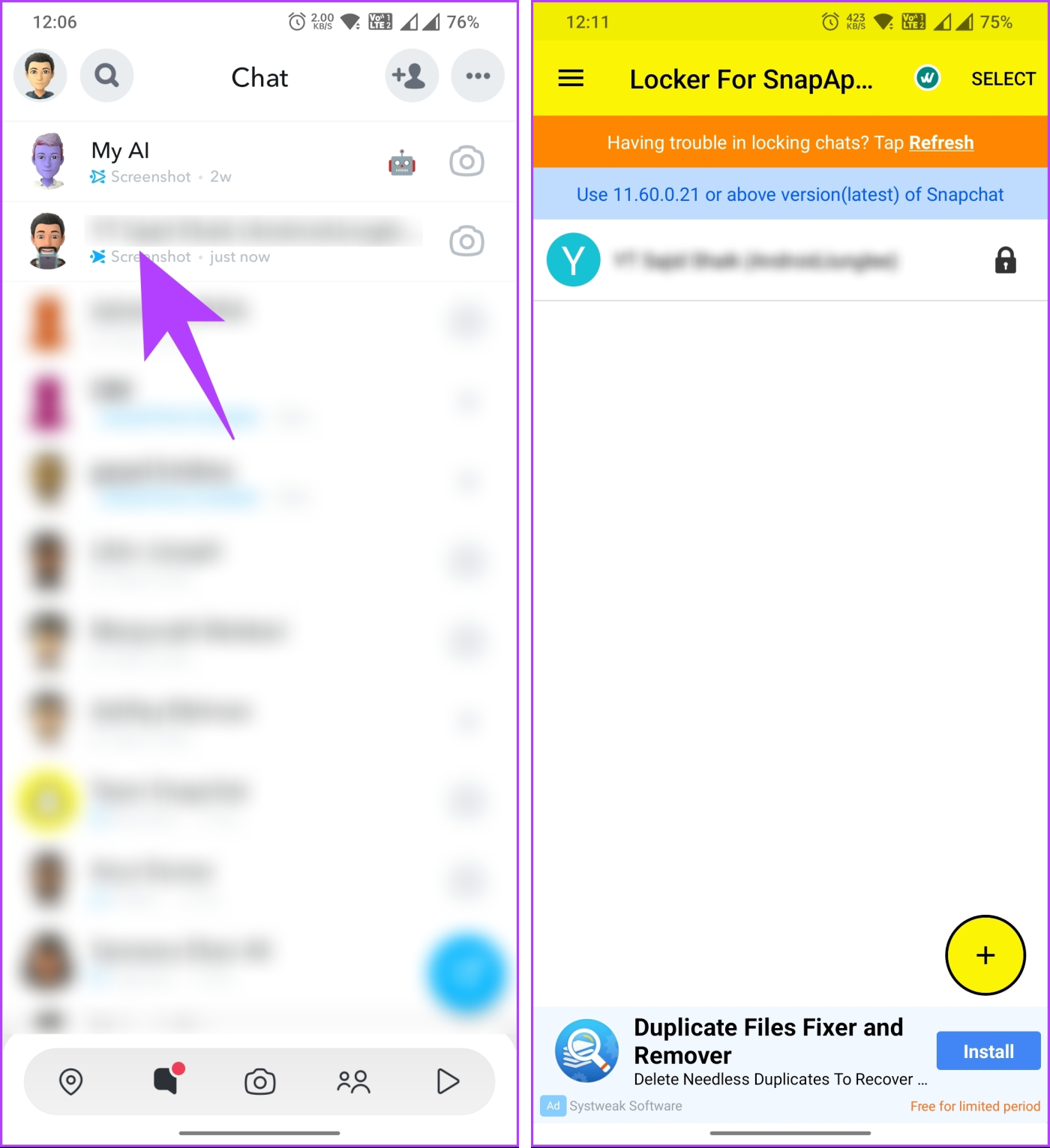 7 maneiras fáceis de ocultar conversas no Snapchat