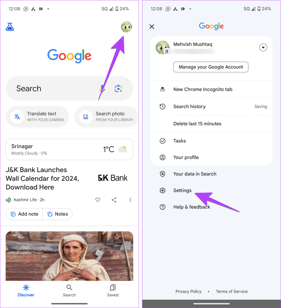 Comment ouvrir les paramètres de l'Assistant Google