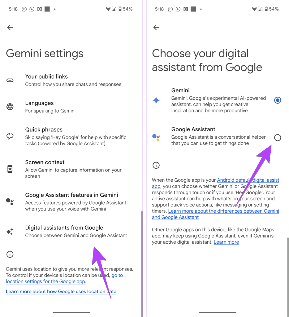4 วิธีในการเปลี่ยนกลับเป็น Google Assistant จากราศีเมถุน
