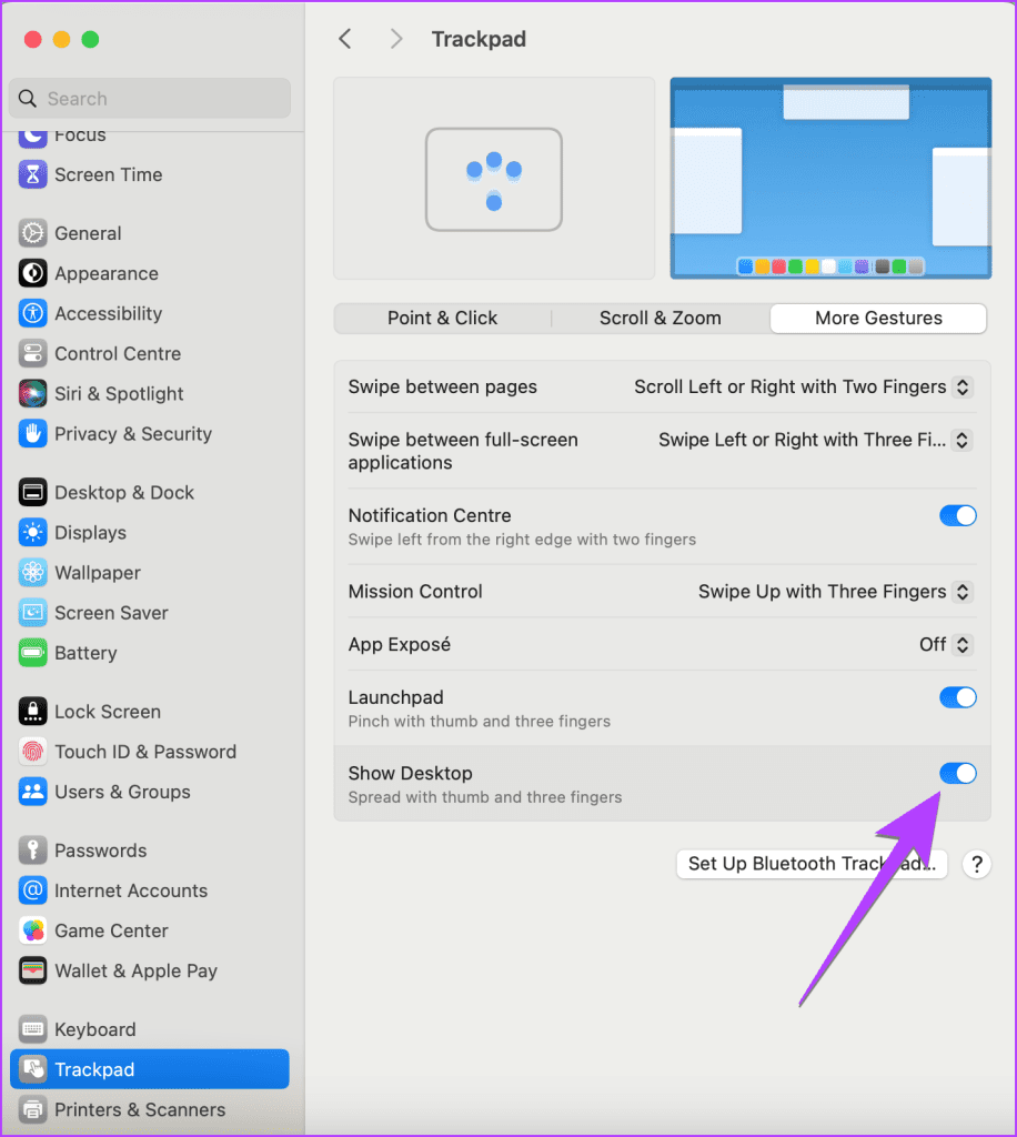 4 sposoby wyświetlania pulpitu na komputerze Mac