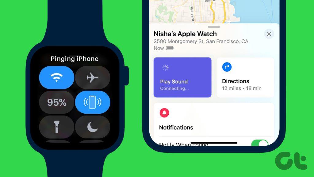 Come eseguire il ping di Apple Watch da iPhone e Vice Versa
