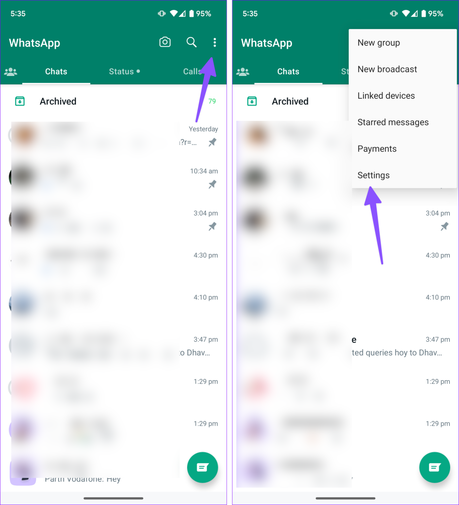 วิธีปิดการใช้งานการแจ้งเตือนปฏิกิริยาบน WhatsApp