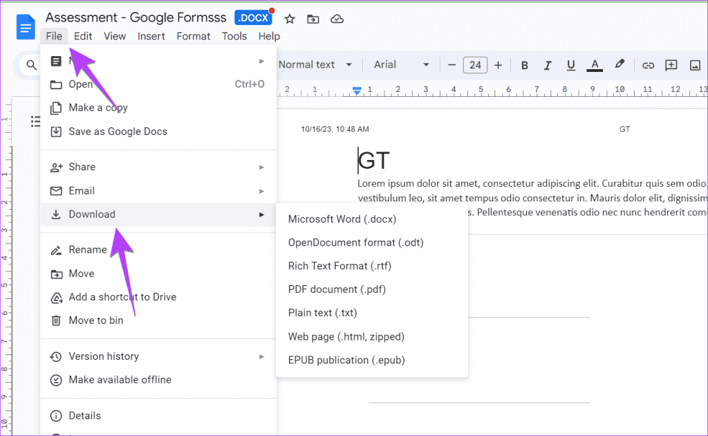 Google 양식을 PDF, Google Docs 또는 Word로 변환하는 방법