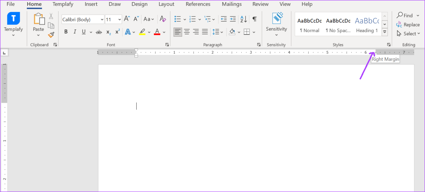 วิธีใช้ไม้บรรทัดใน Microsoft Word