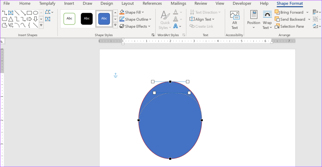 如何在 Microsoft Word 中新增和編輯形狀