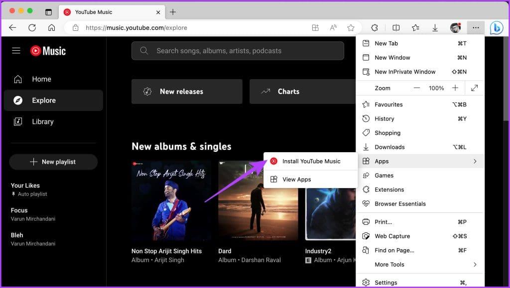 Hoe de YouTube Music-app op het bureaublad te installeren (Windows en Mac)