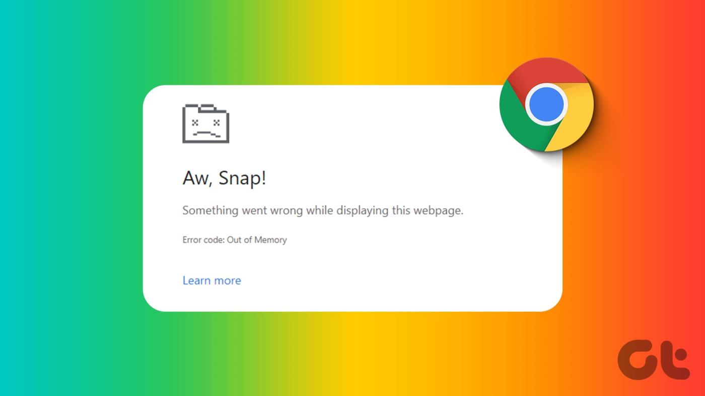 Come risolvere il codice di errore di Google Chrome: memoria insufficiente su Windows