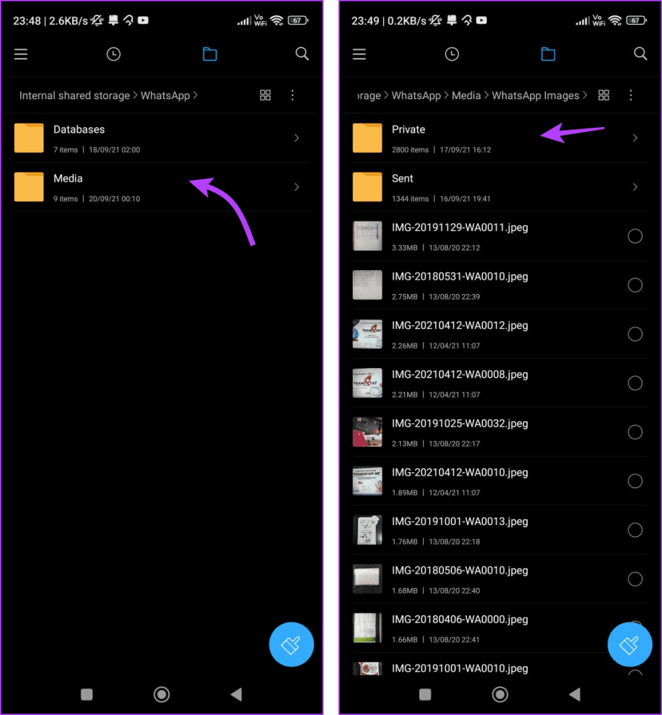 Come risolvere le immagini di WhatsApp che non vengono visualizzate nella Galleria su iPhone o Android